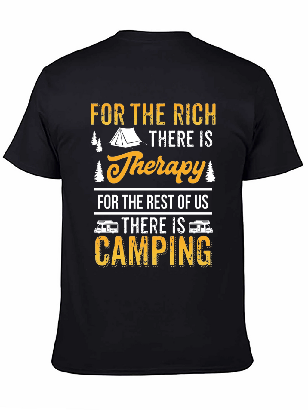 Camping Therapy Graphic Tee