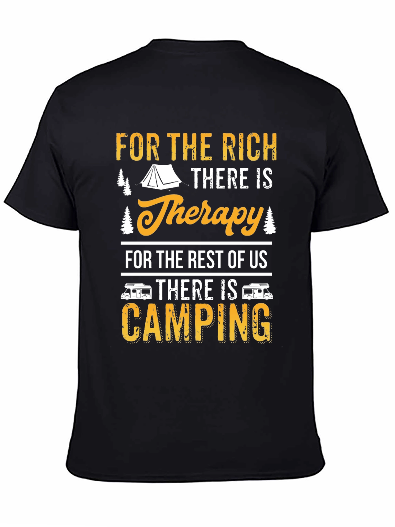 Camping Therapy Graphic Tee