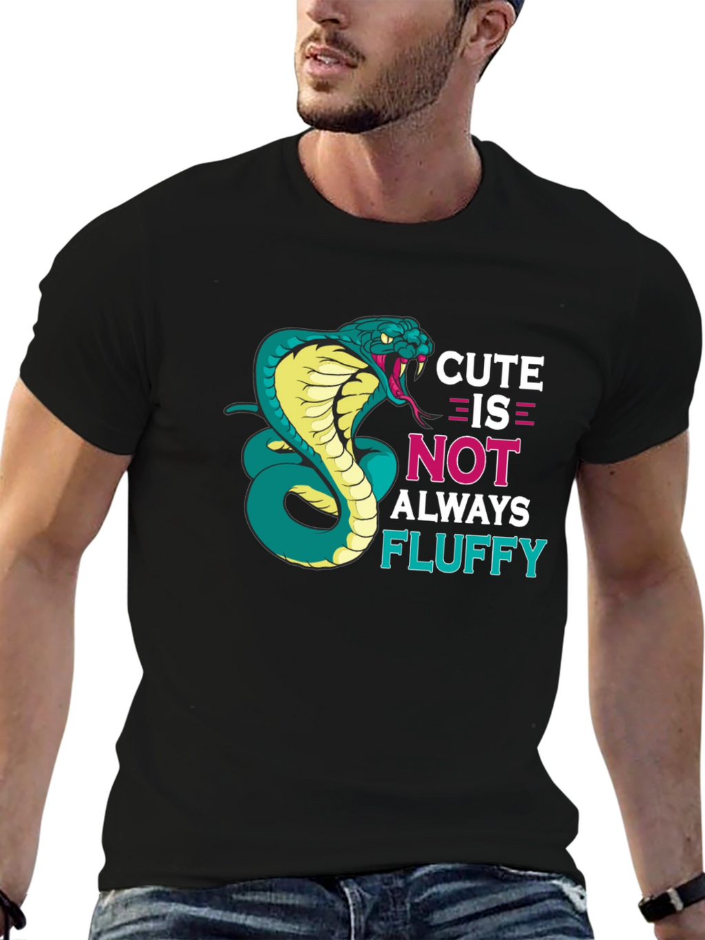 Cute Cobra Snake T-Shirt - Funny Graphic Tee