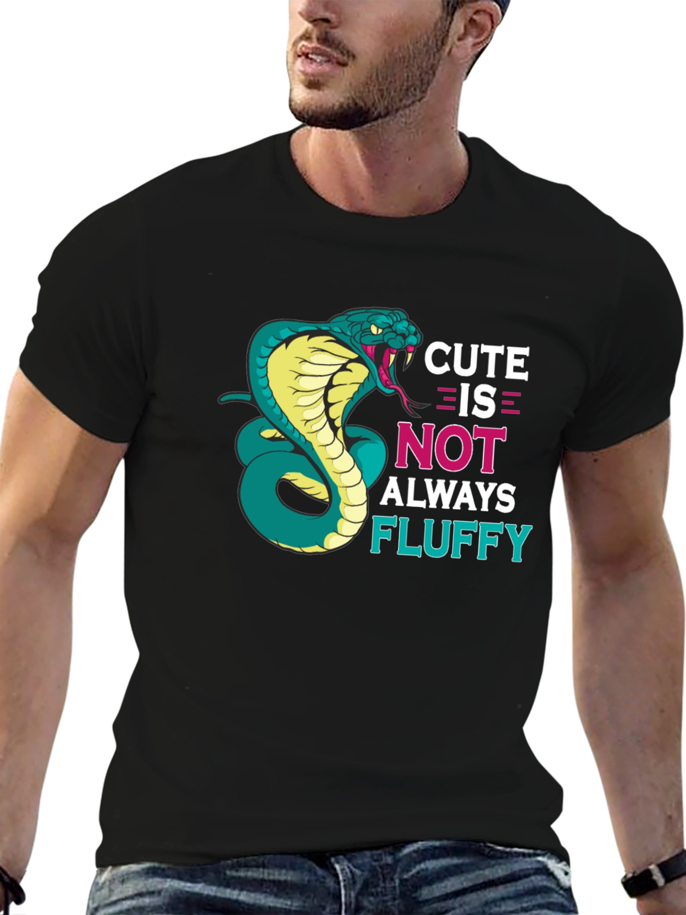 Cute Cobra Snake T-Shirt - Funny Graphic Tee