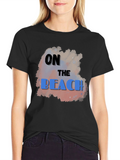 On the Beach Graphic T-Shirt