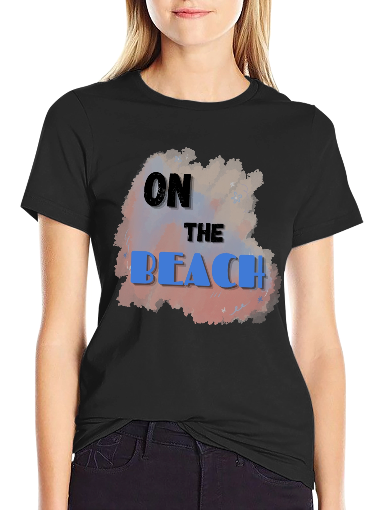 On the Beach Graphic T-Shirt