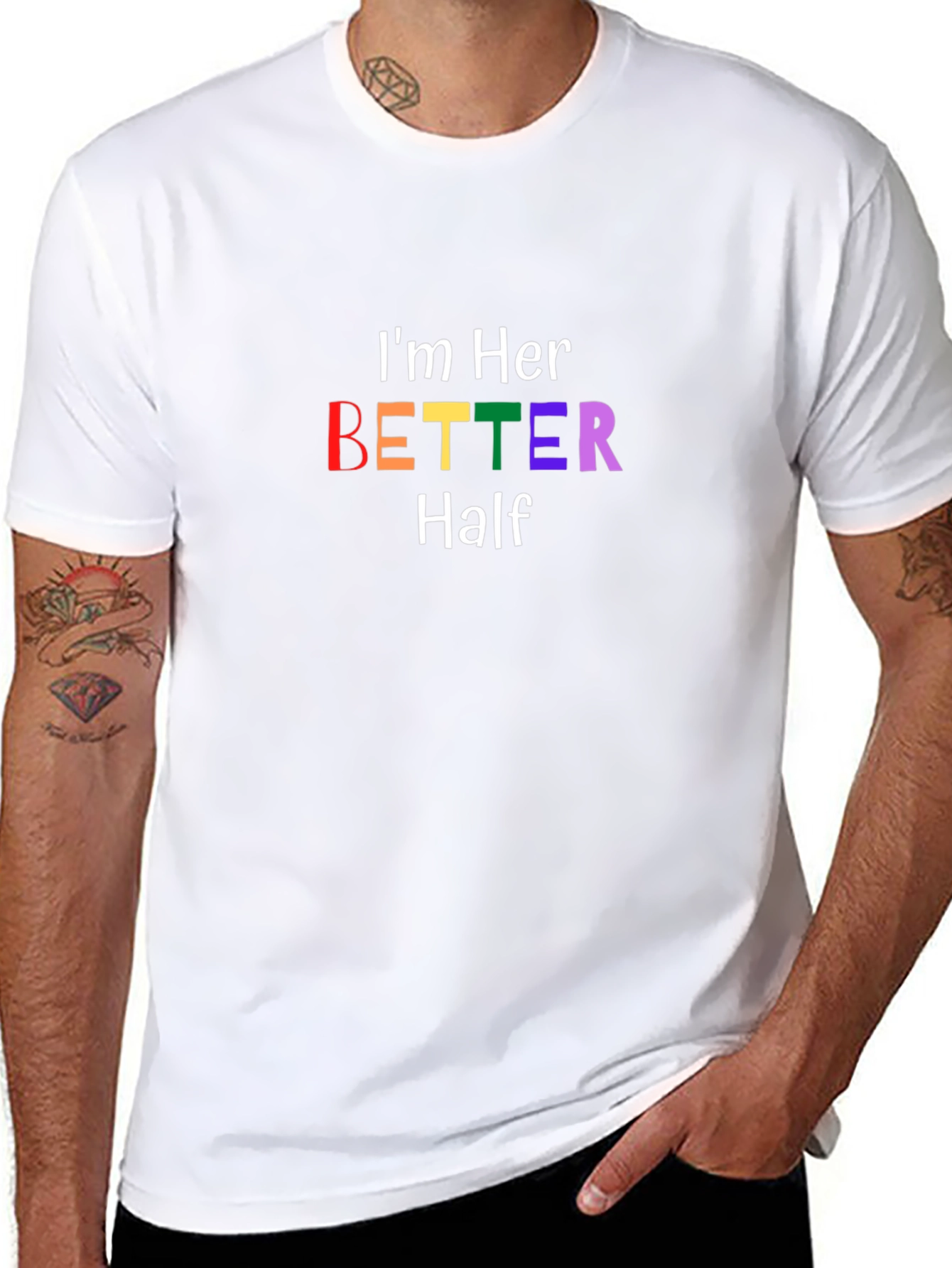 Im Her Better Half Matching Couple T-Shirt