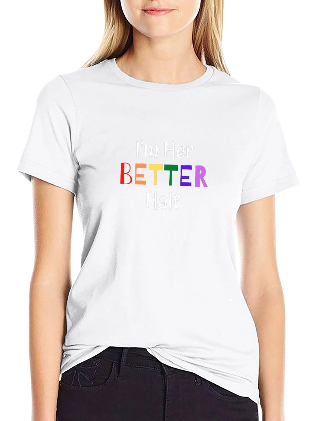Im Her Better Half Matching Couple T-Shirt