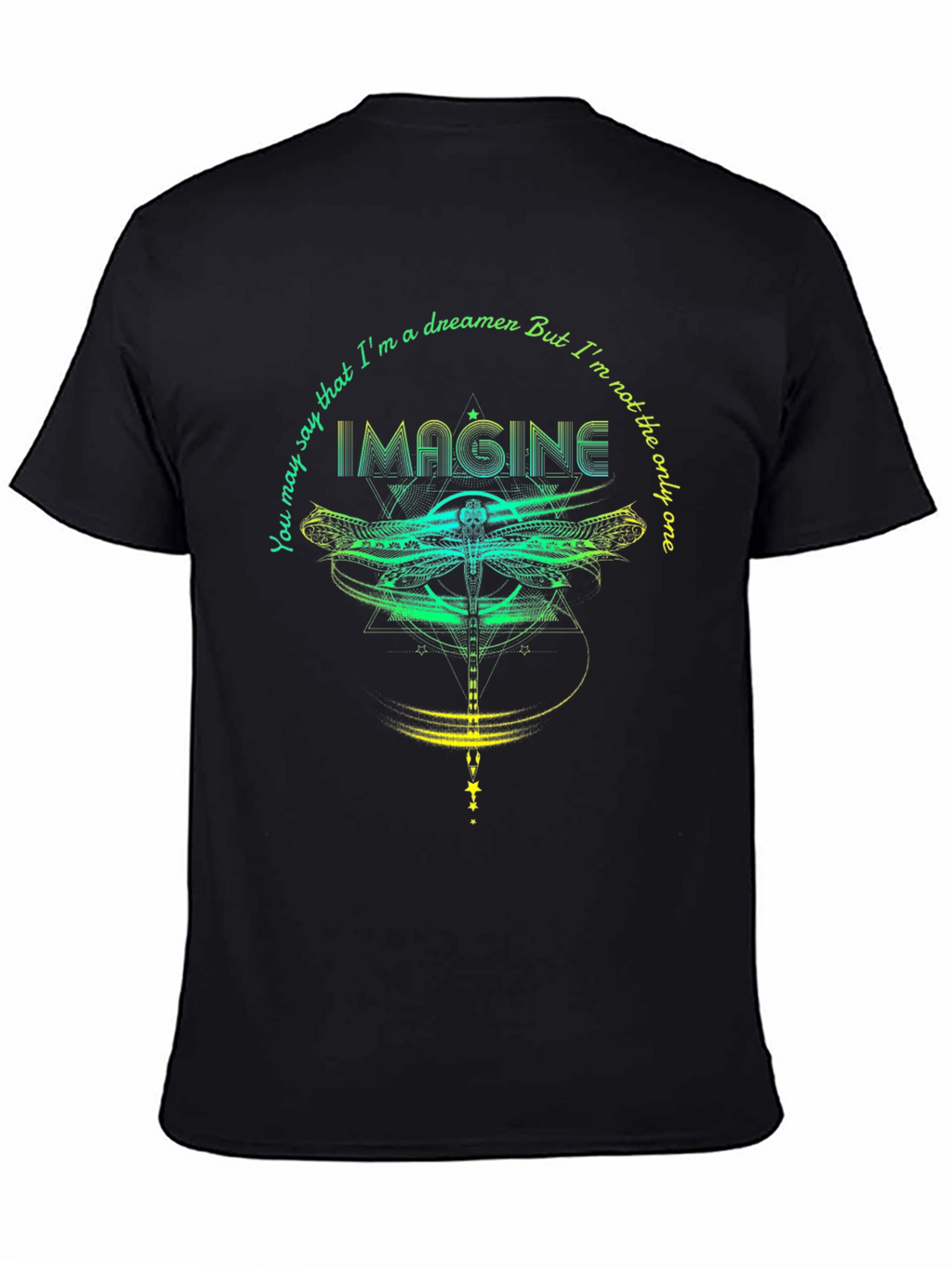 Imagine Dragonfly Graphic T-Shirt - Dreamer Tee