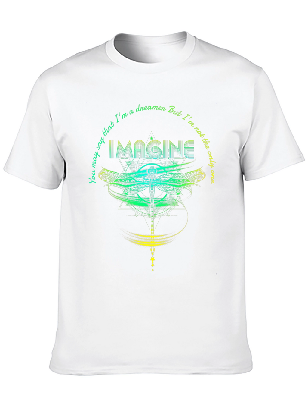 Imagine Dragonfly Graphic T-Shirt - Dreamer Tee