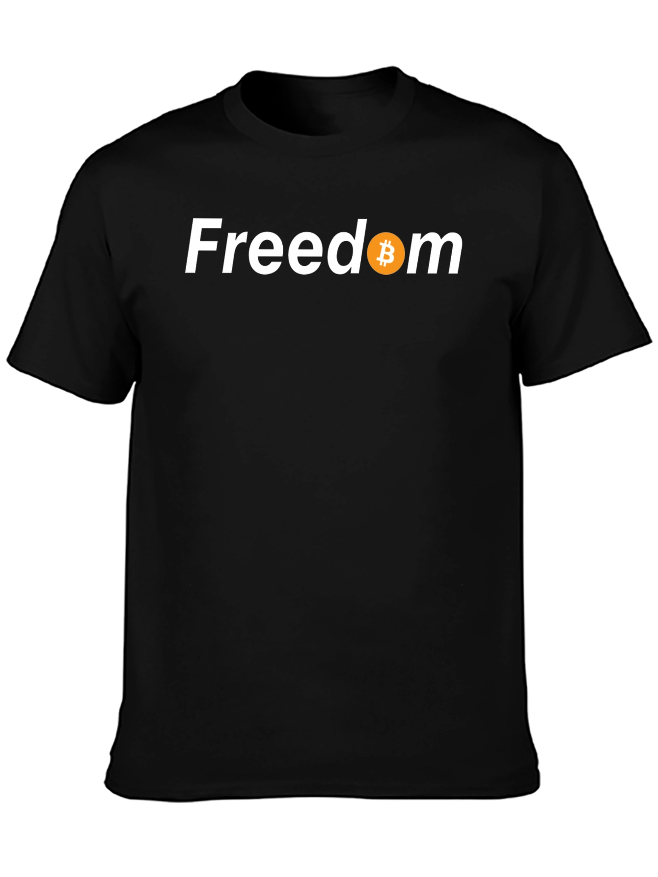 Freedom Bitcoin Tee - Crypto Enthusiast Apparel