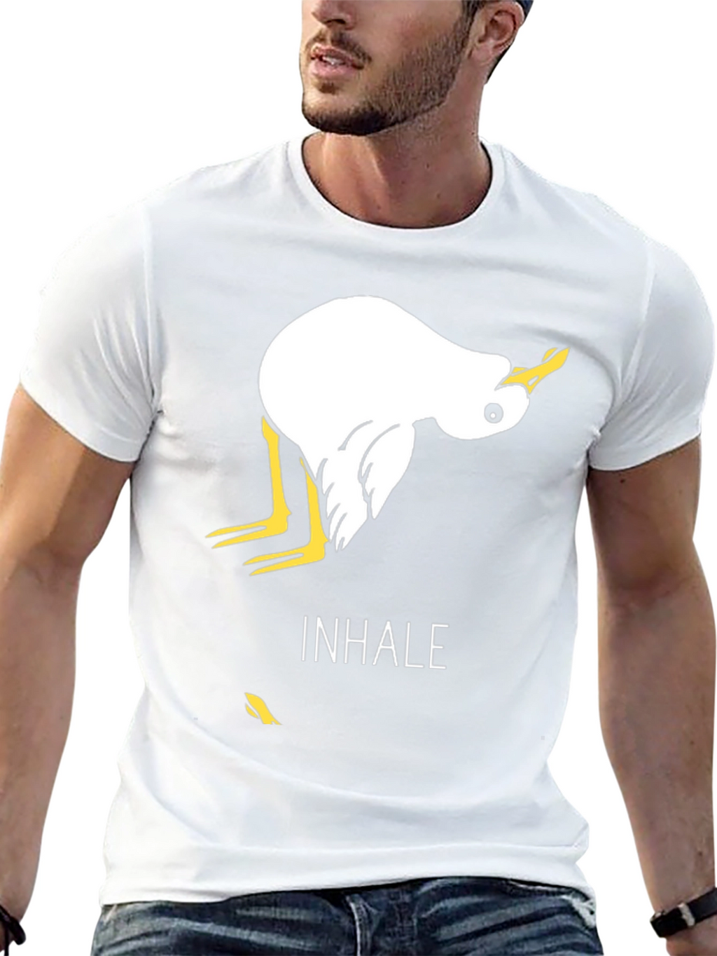 Inhale Duck T-Shirt - Relax & Breathe