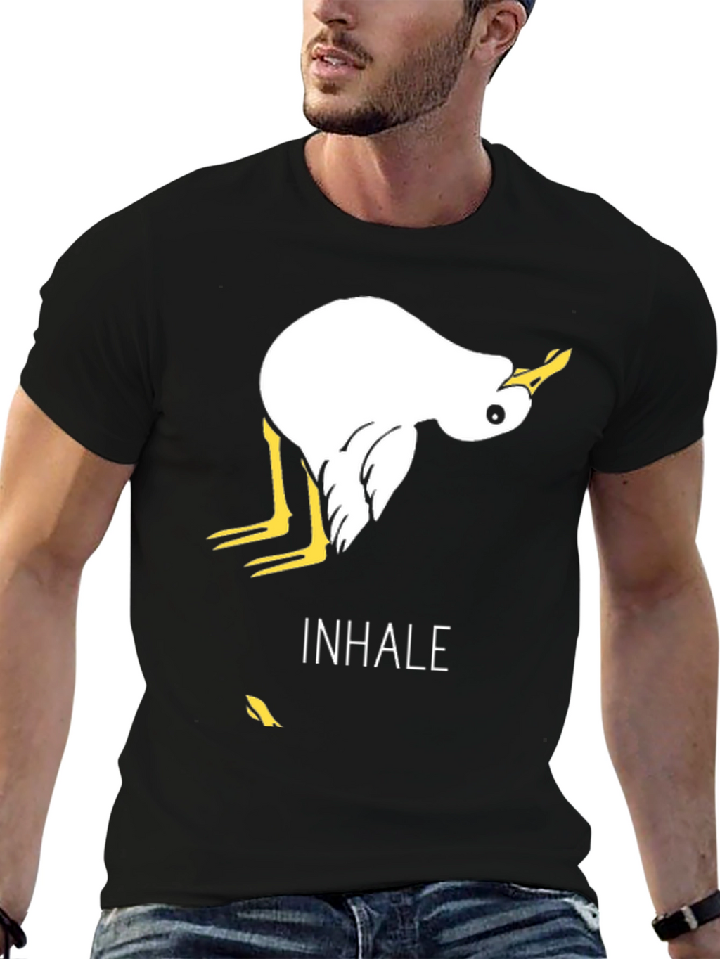 Inhale Duck T-Shirt - Relax & Breathe