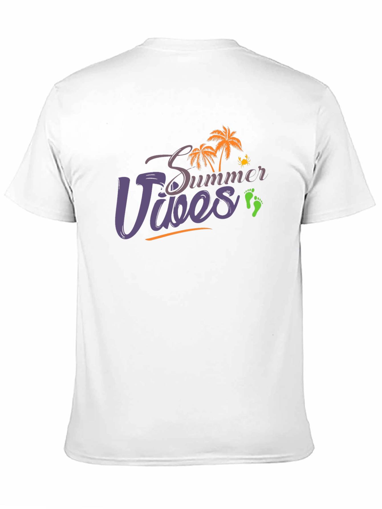 Summer Vibes Black T-Shirt