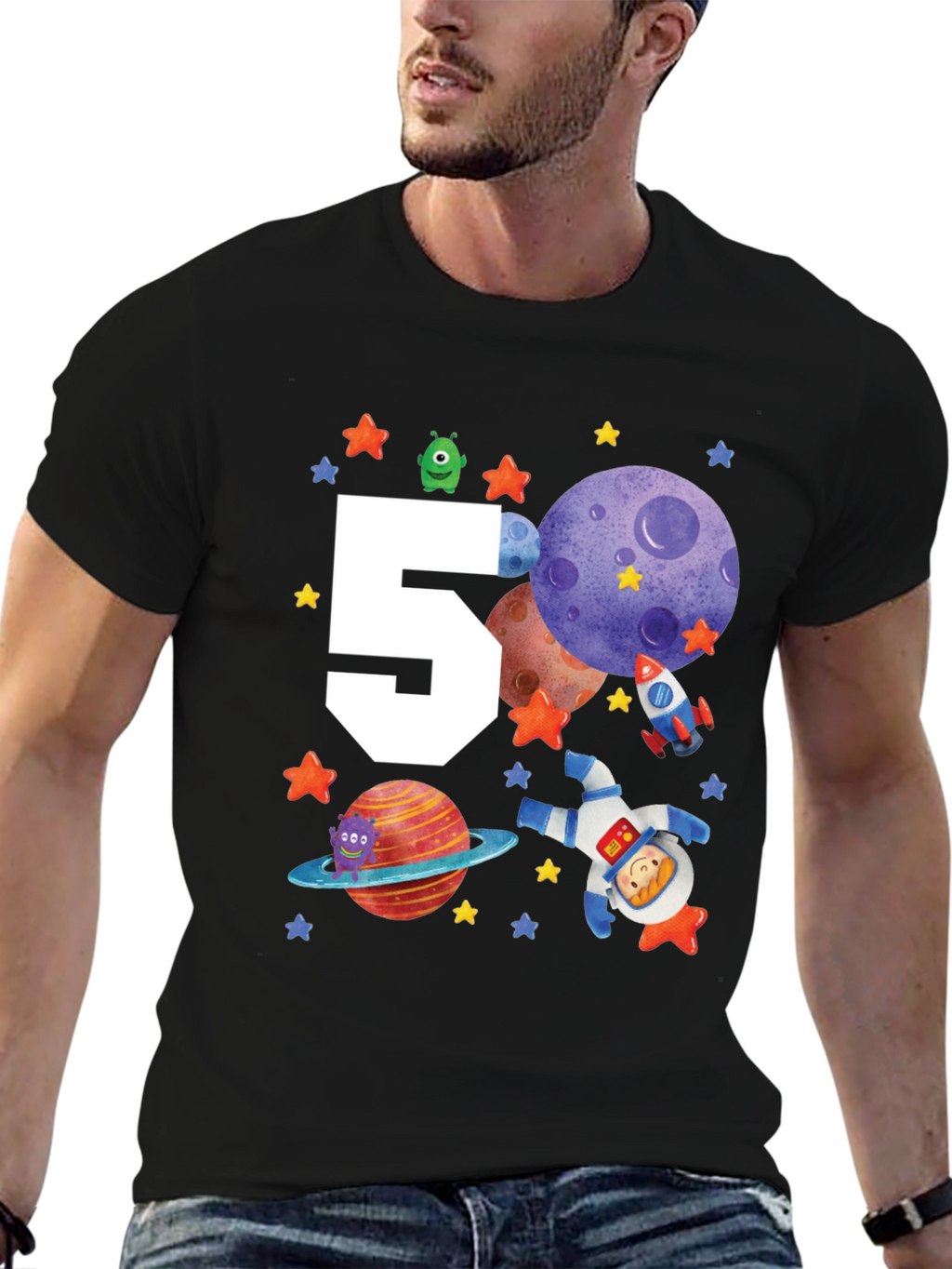 Space Birthday T-Shirt