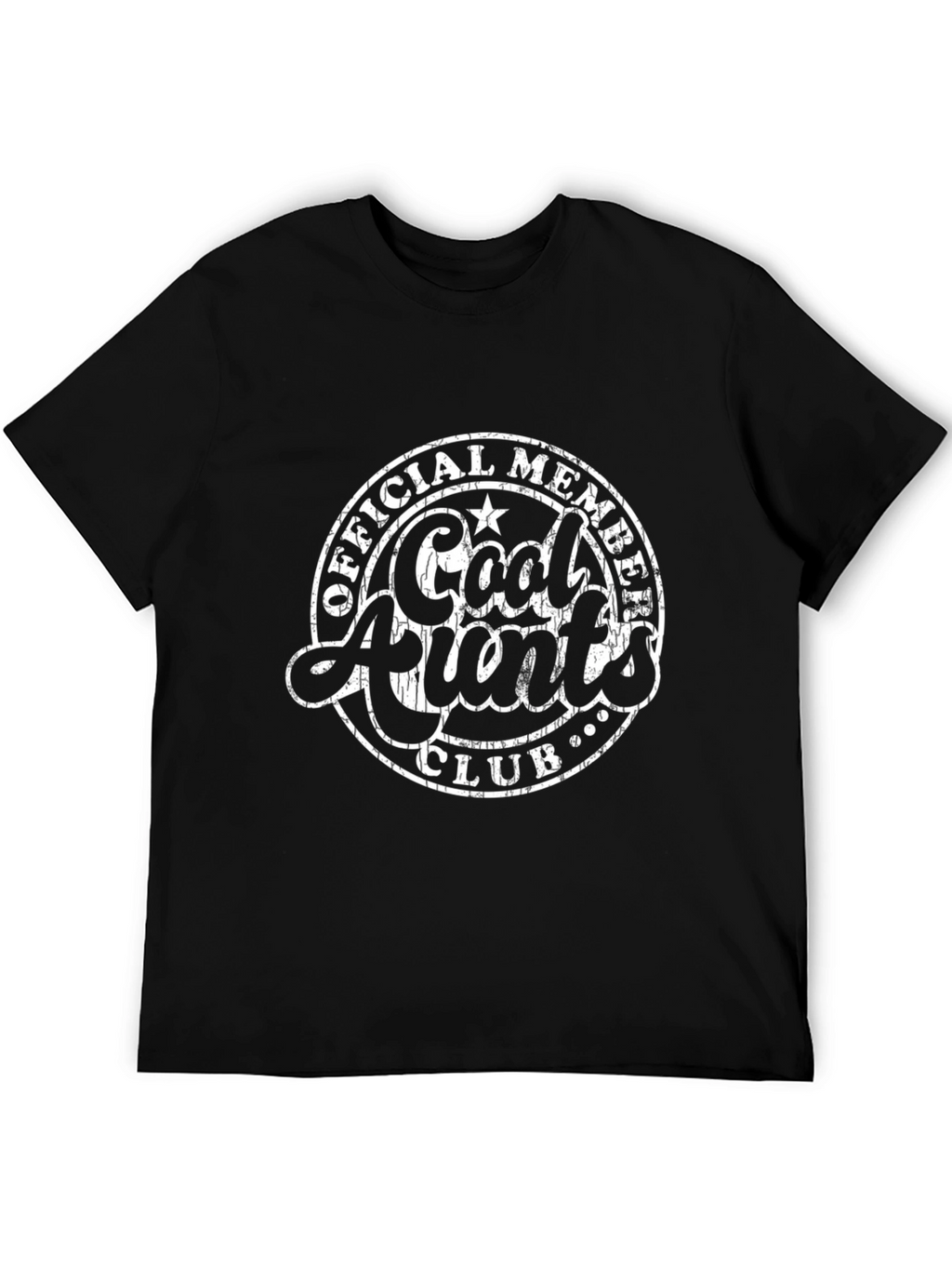 Cool Aunts Club Black T-Shirt - Official Member
