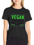 Vegan T-Shirt: Animals Shouldnt Suffer