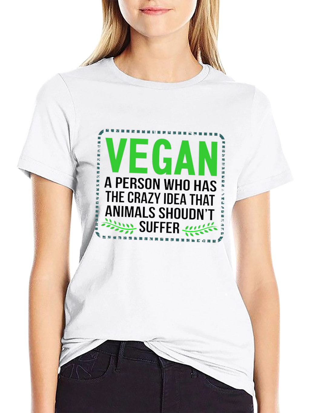 Vegan T-Shirt: Animals Shouldnt Suffer