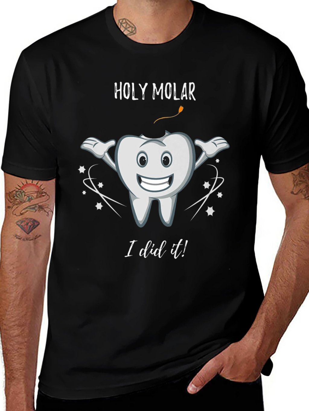 Holy Molar T-Shirt - Dental Humor Tee