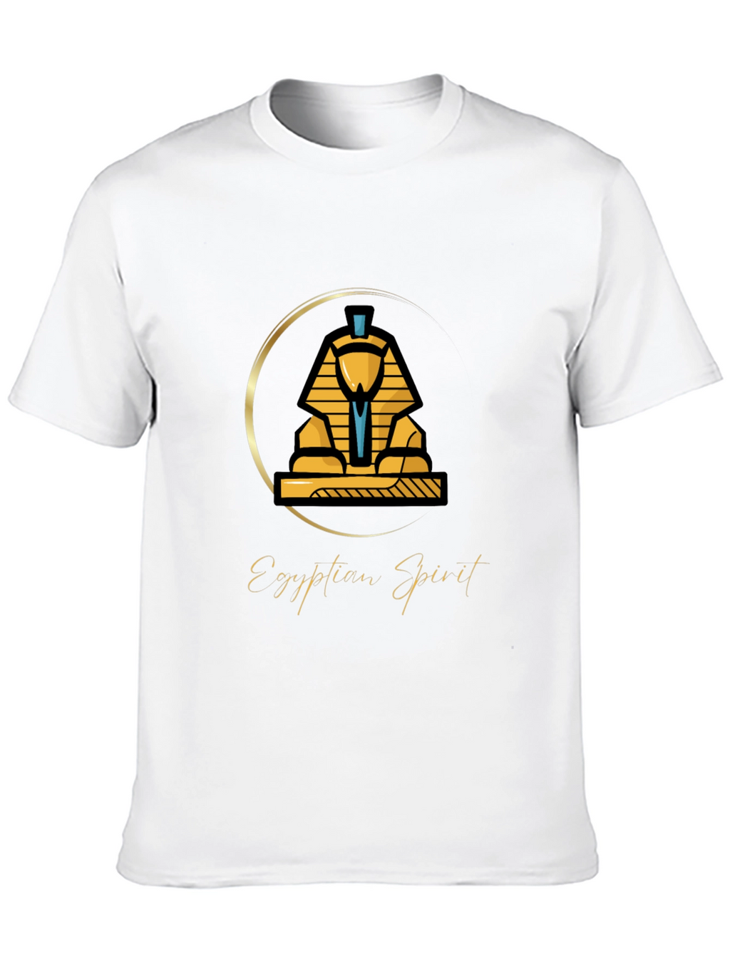 Egyptian Spirit Sphinx Graphic T-Shirt