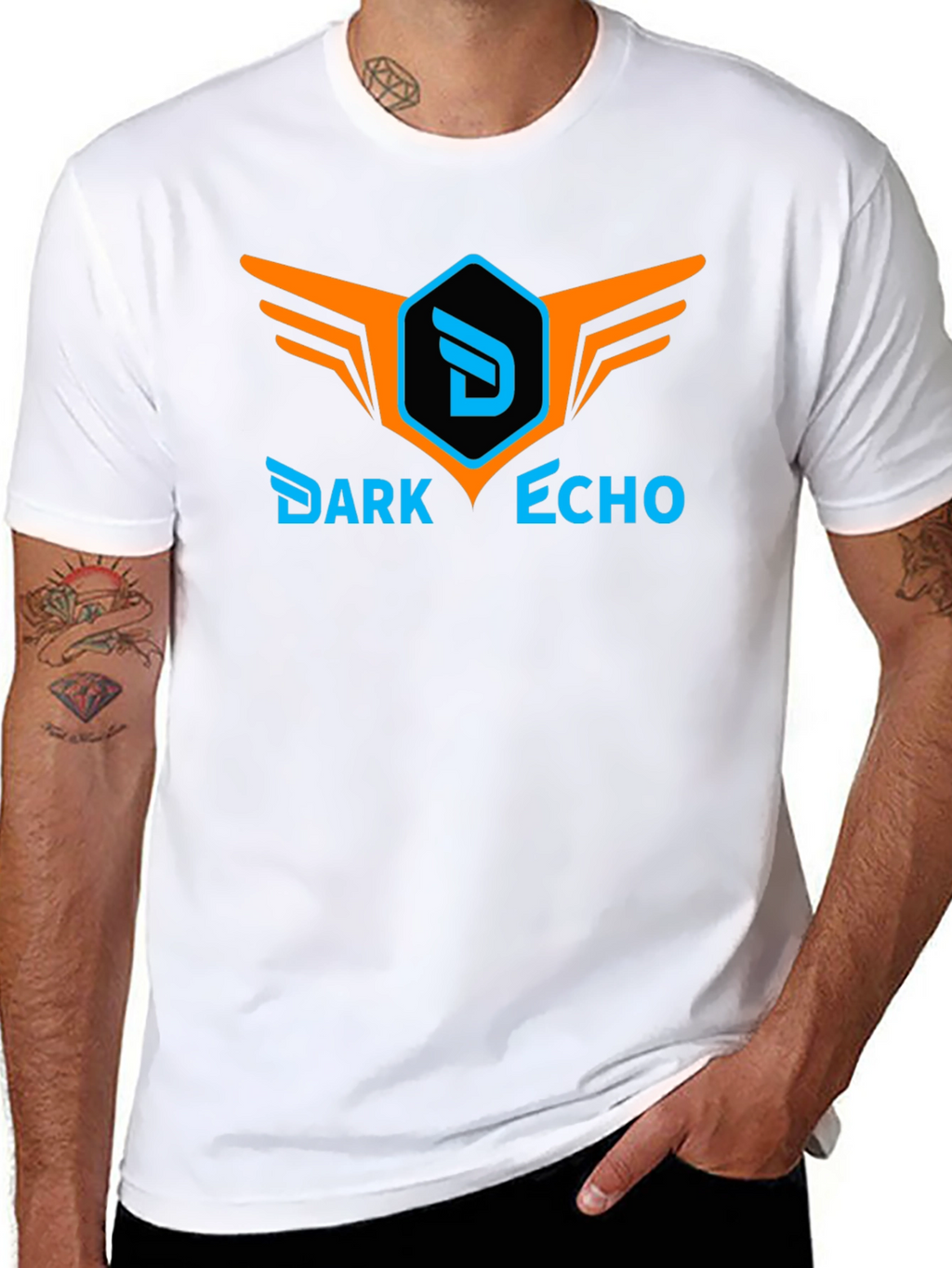 Dark Echo Black Graphic Tee