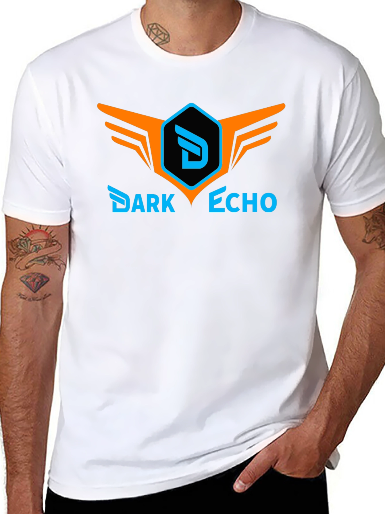 Dark Echo Black Graphic Tee