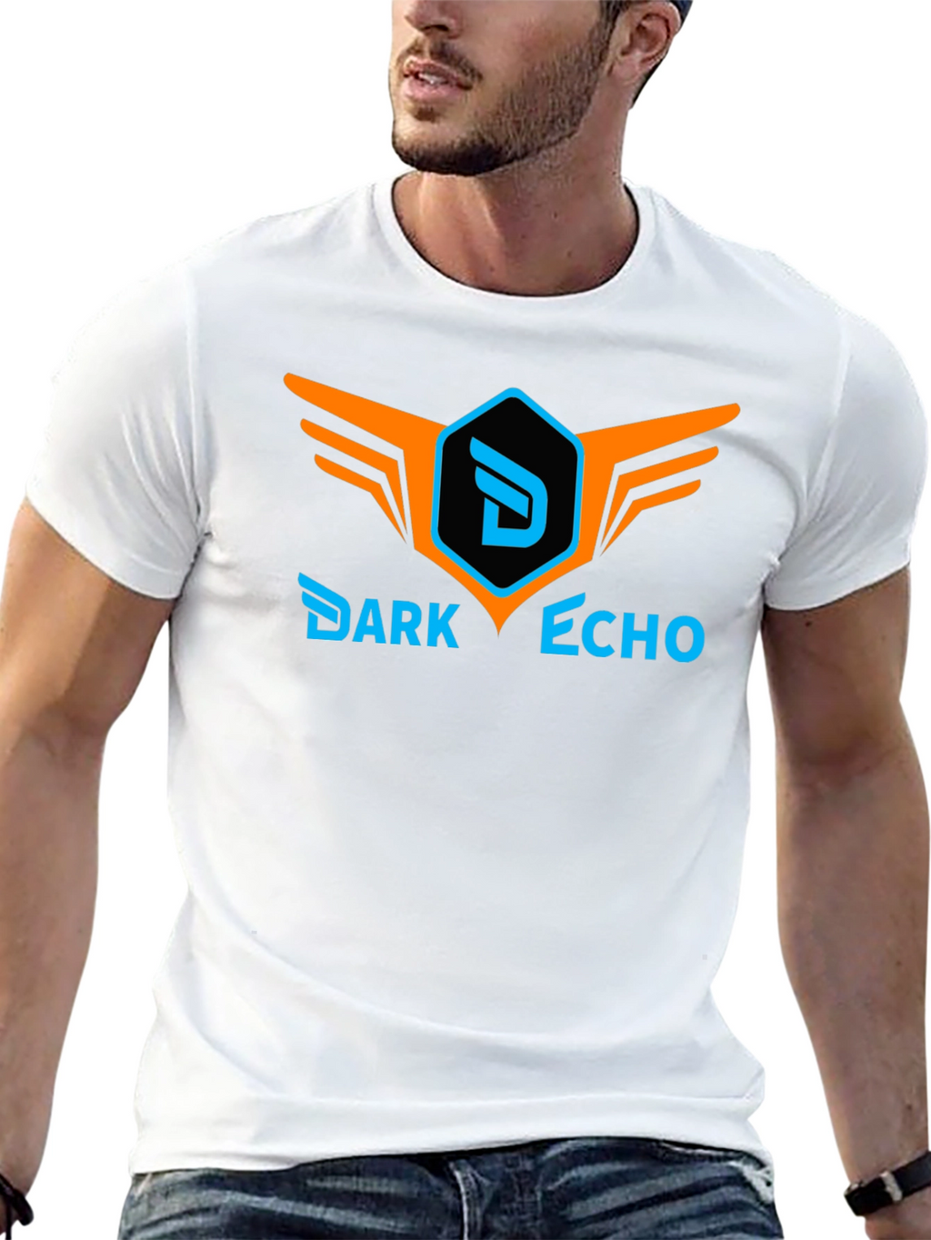 Dark Echo Black Graphic Tee