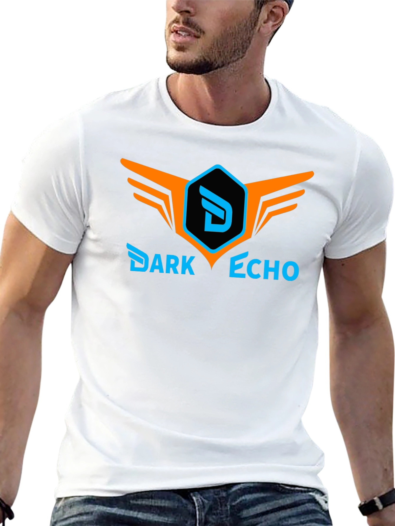 Dark Echo Black Graphic Tee