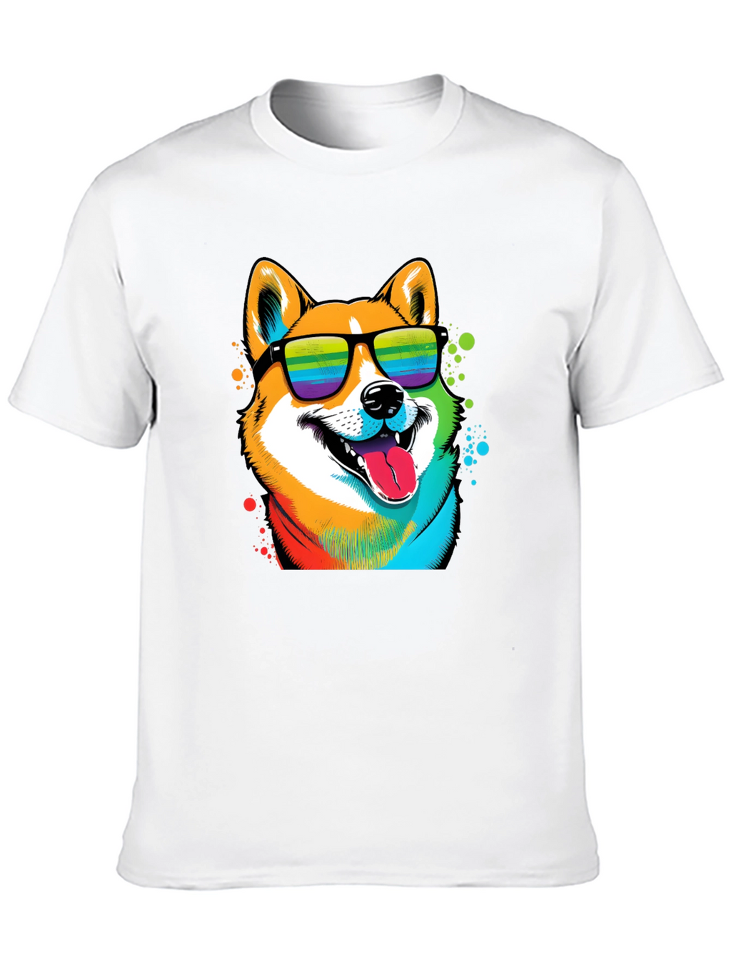 Cool Shiba Inu Dog Graphic T-Shirt
