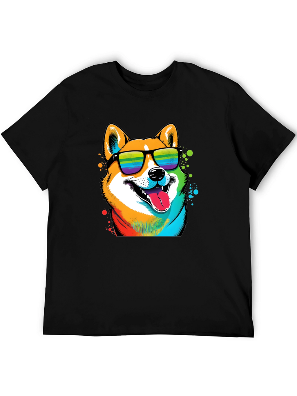 Cool Shiba Inu Dog Graphic T-Shirt
