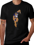 Cartoon Runner Graphic T-Shirt