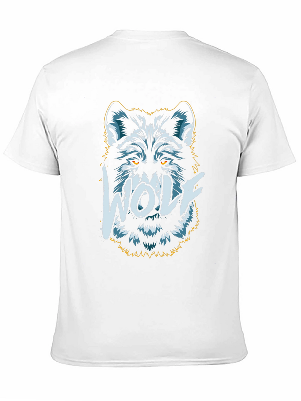 Cool Wolf Graphic Tee - Black Cotton T-Shirt