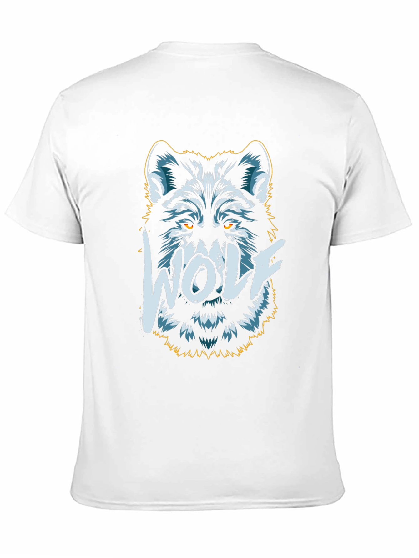 Cool Wolf Graphic Tee - Black Cotton T-Shirt