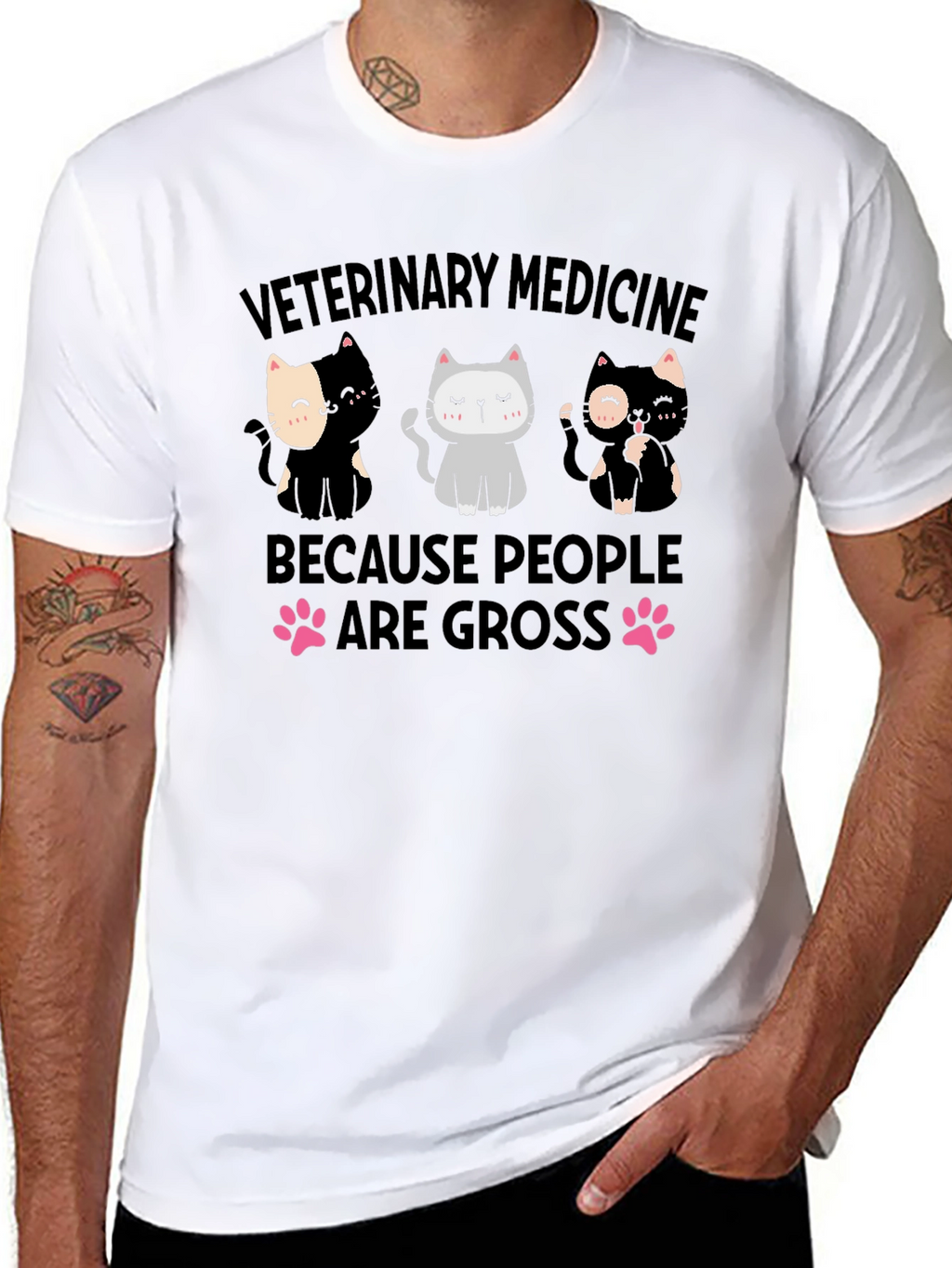 Veterinary Medicine Cat T-Shirt