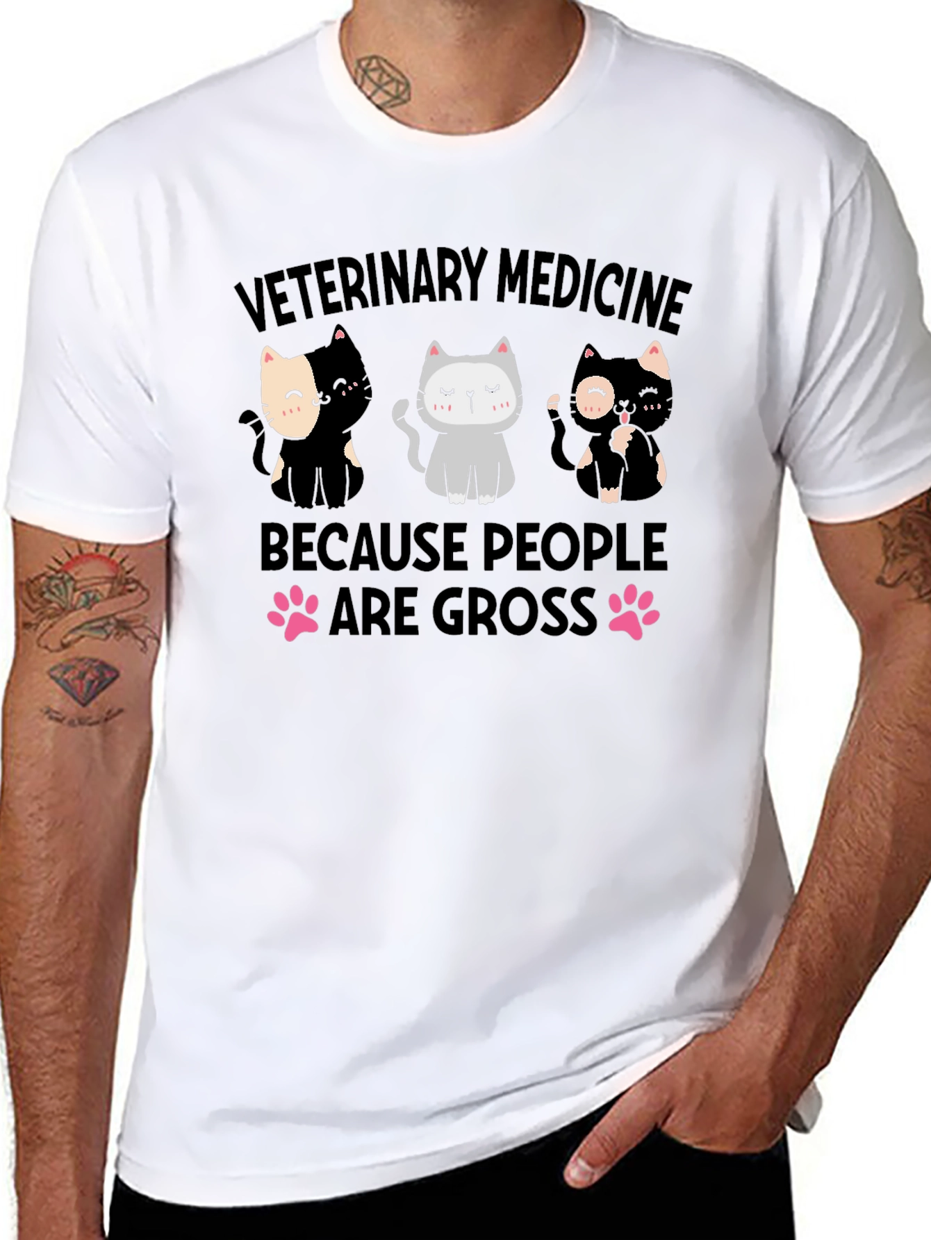 Veterinary Medicine Cat T-Shirt