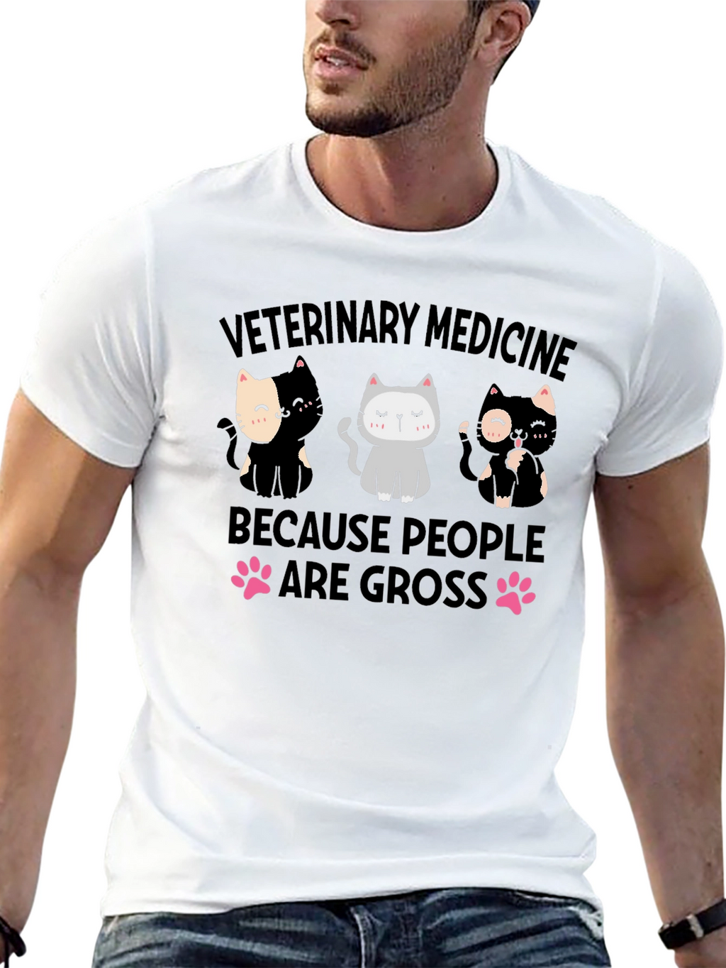 Veterinary Medicine Cat T-Shirt