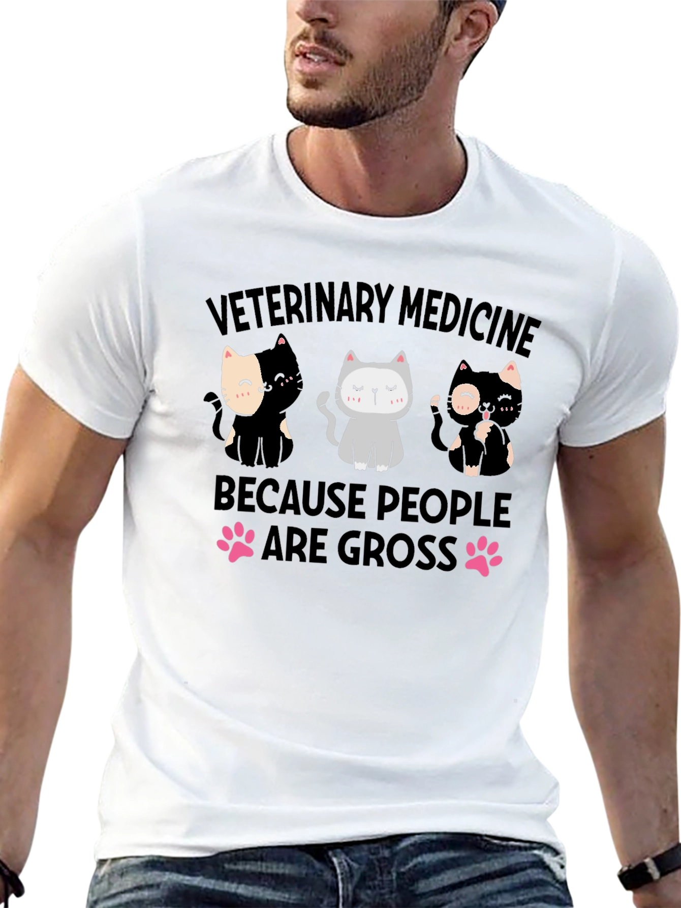 Veterinary Medicine Cat T-Shirt
