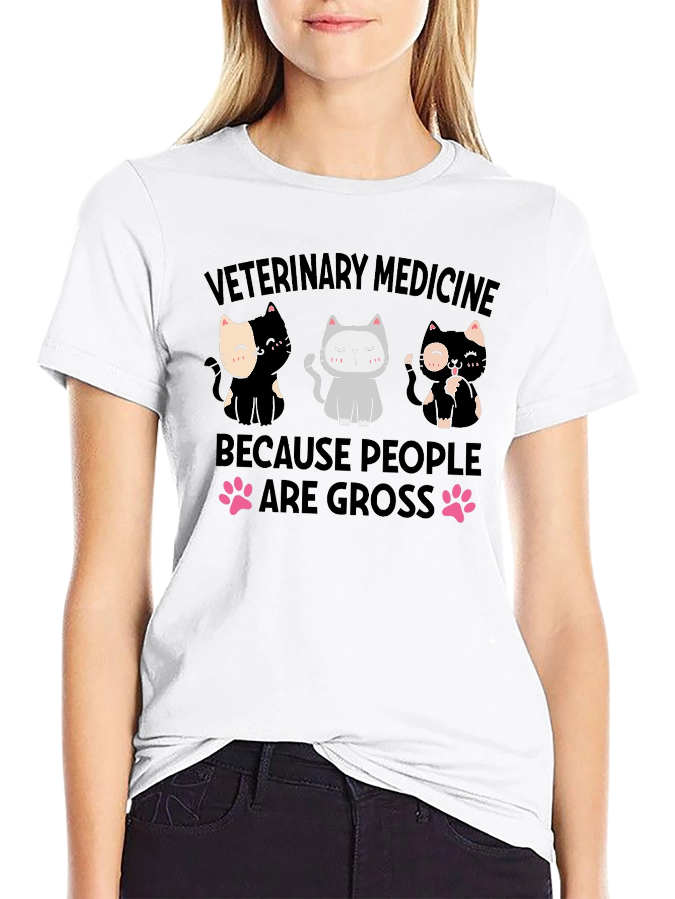 Veterinary Medicine Cat T-Shirt