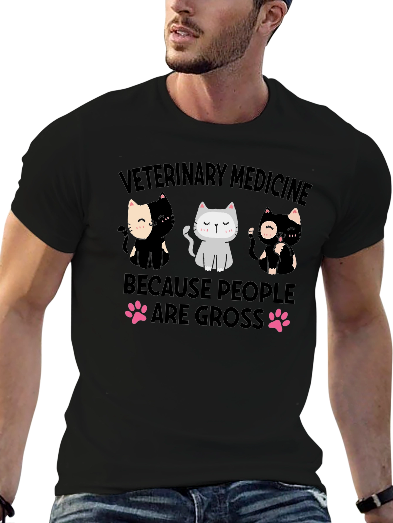 Veterinary Medicine Cat T-Shirt