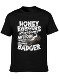 Honey Badger Awesome Graphic Tee