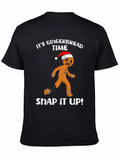 Gingerbread Time Funny Christmas T-Shirt