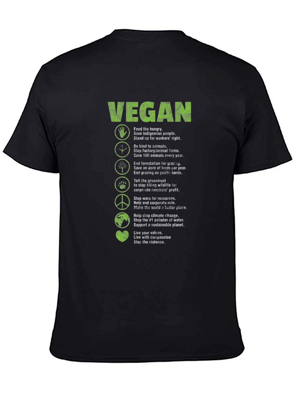 Vegan T-Shirt - Awareness & Compassion