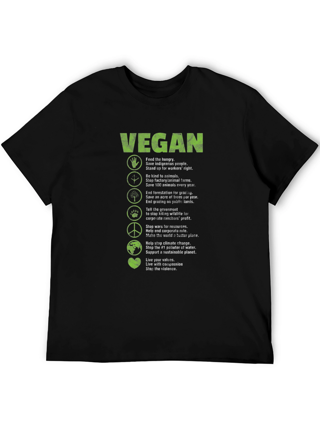 Vegan T-Shirt - Awareness & Compassion
