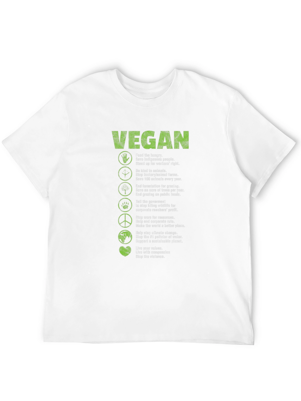 Vegan T-Shirt - Awareness & Compassion