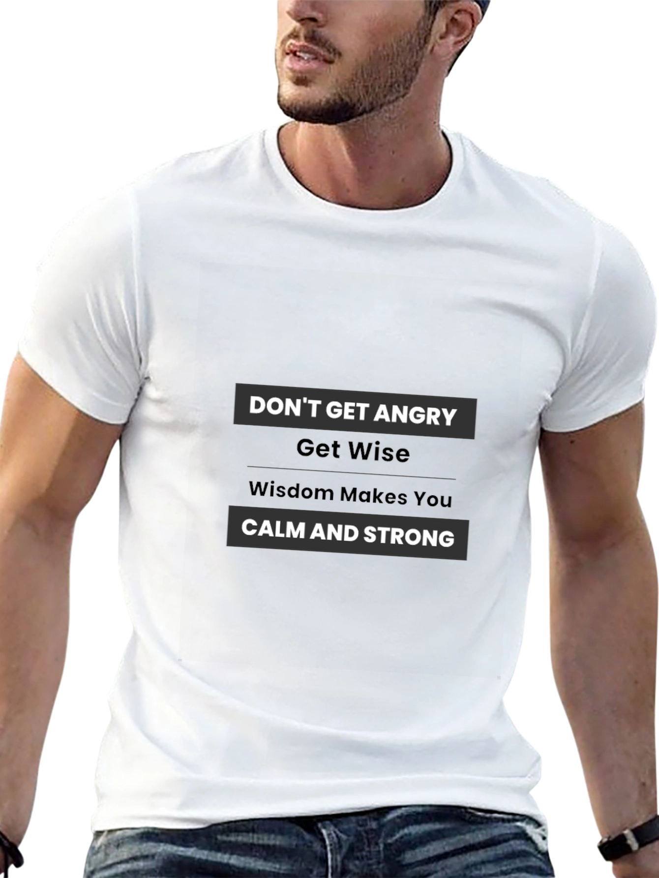 Wise Words Tee - Dont Get Angry