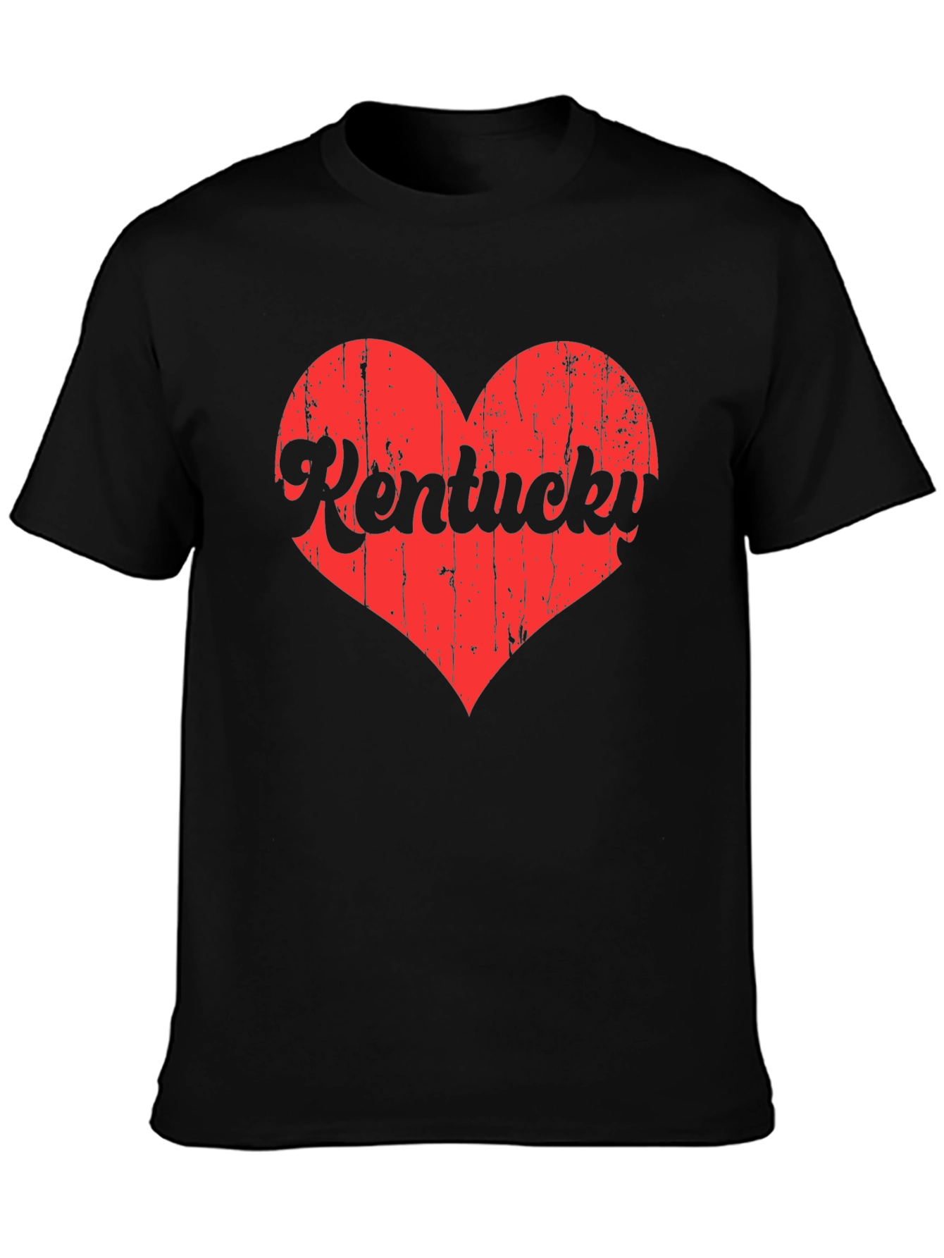 Kentucky Heart T-Shirt - Distressed Graphic Tee