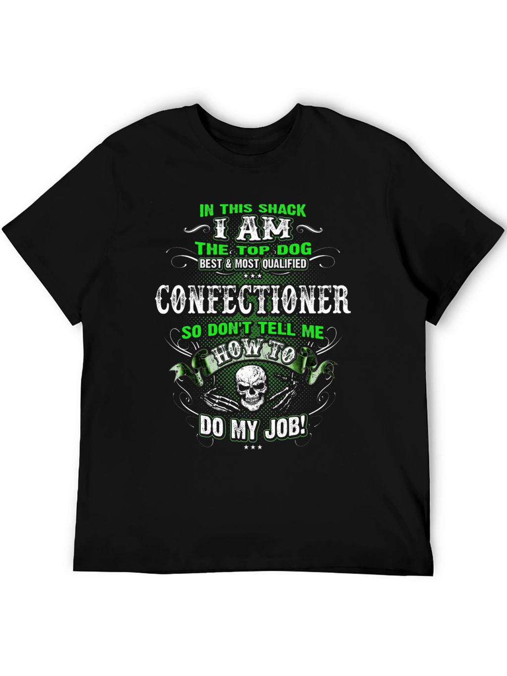 Confectioner Top Dog T-Shirt - Black