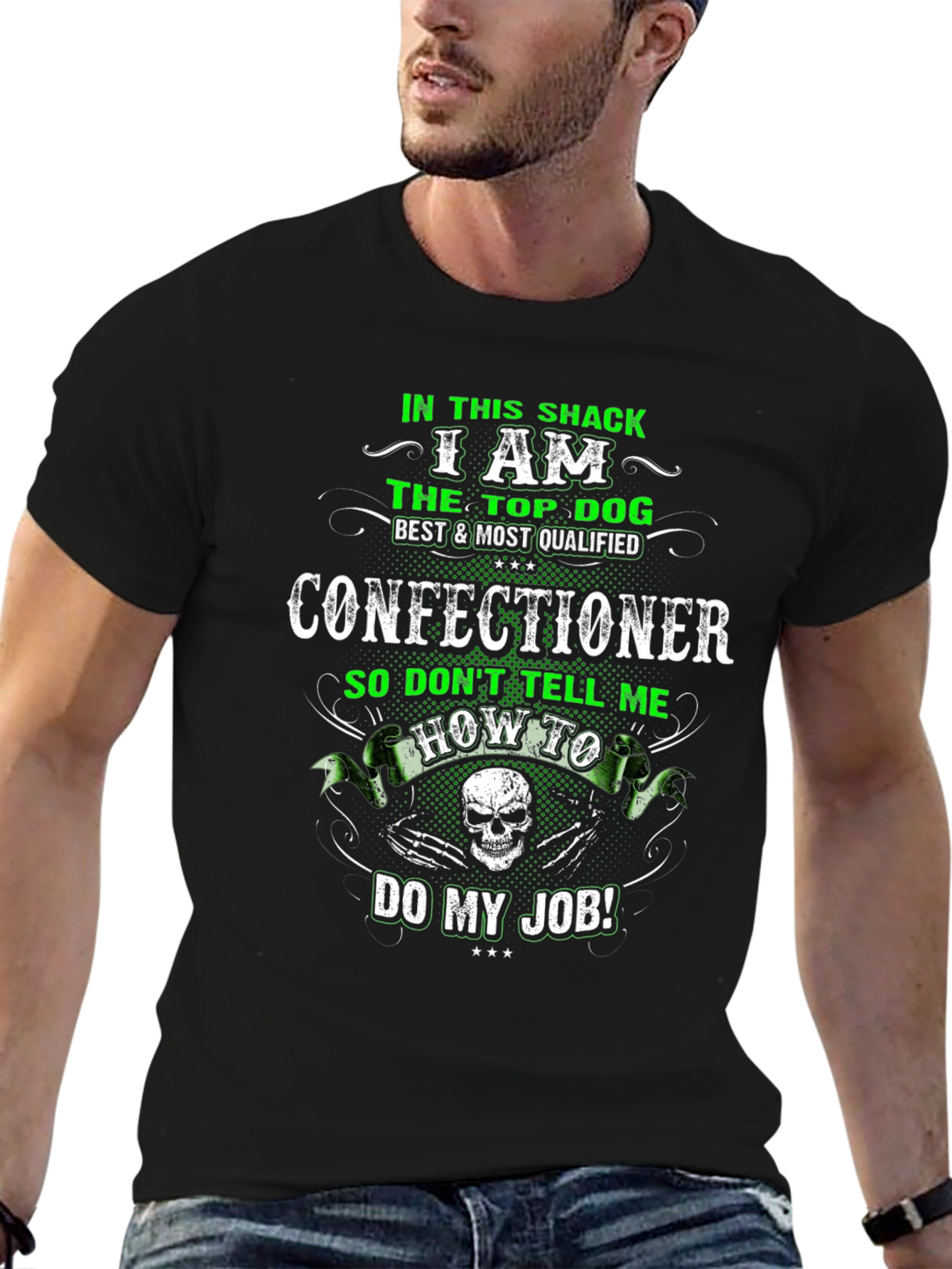 Confectioner Top Dog T-Shirt - Black