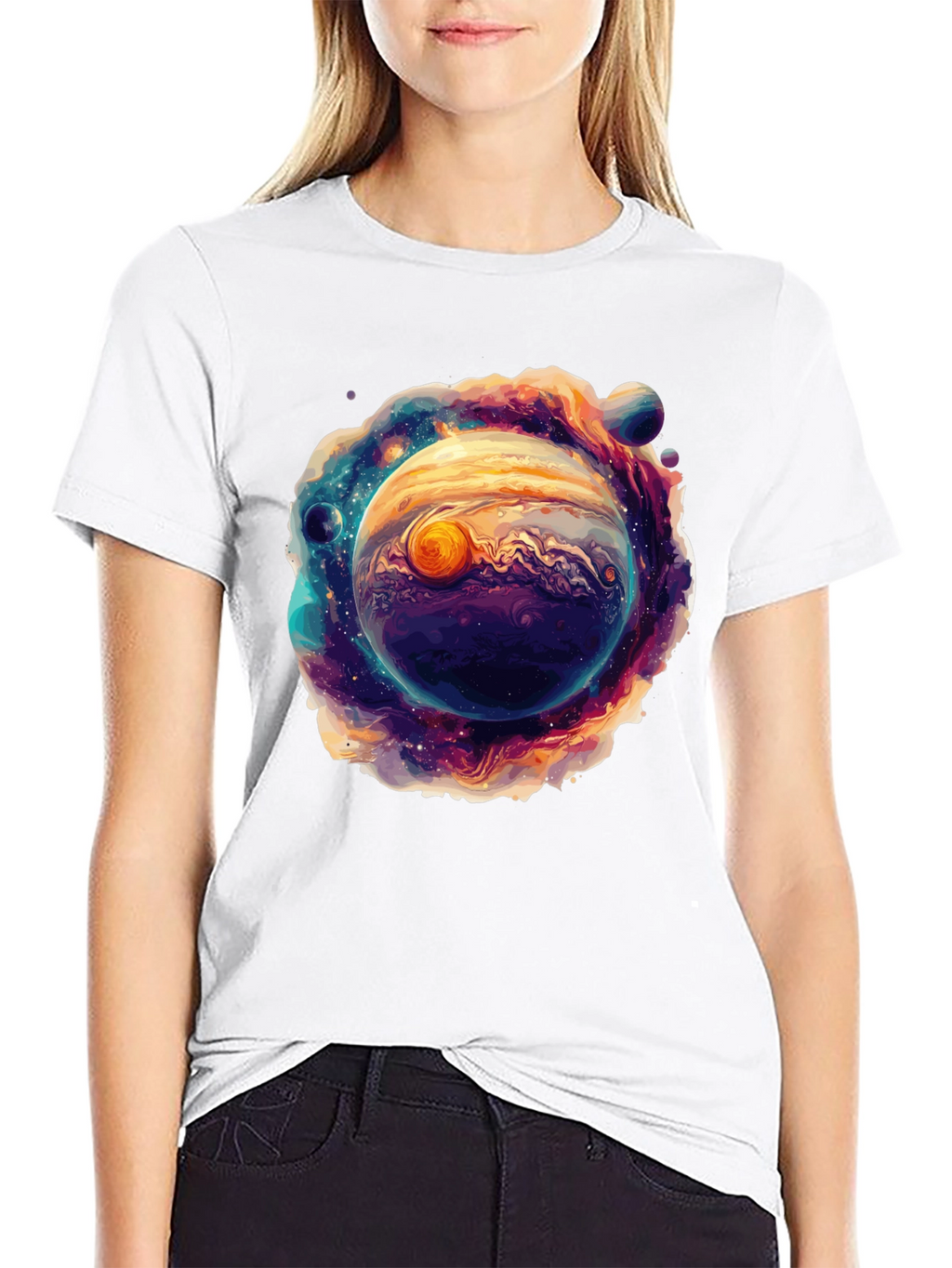 Jupiter Galaxy Graphic T-Shirt