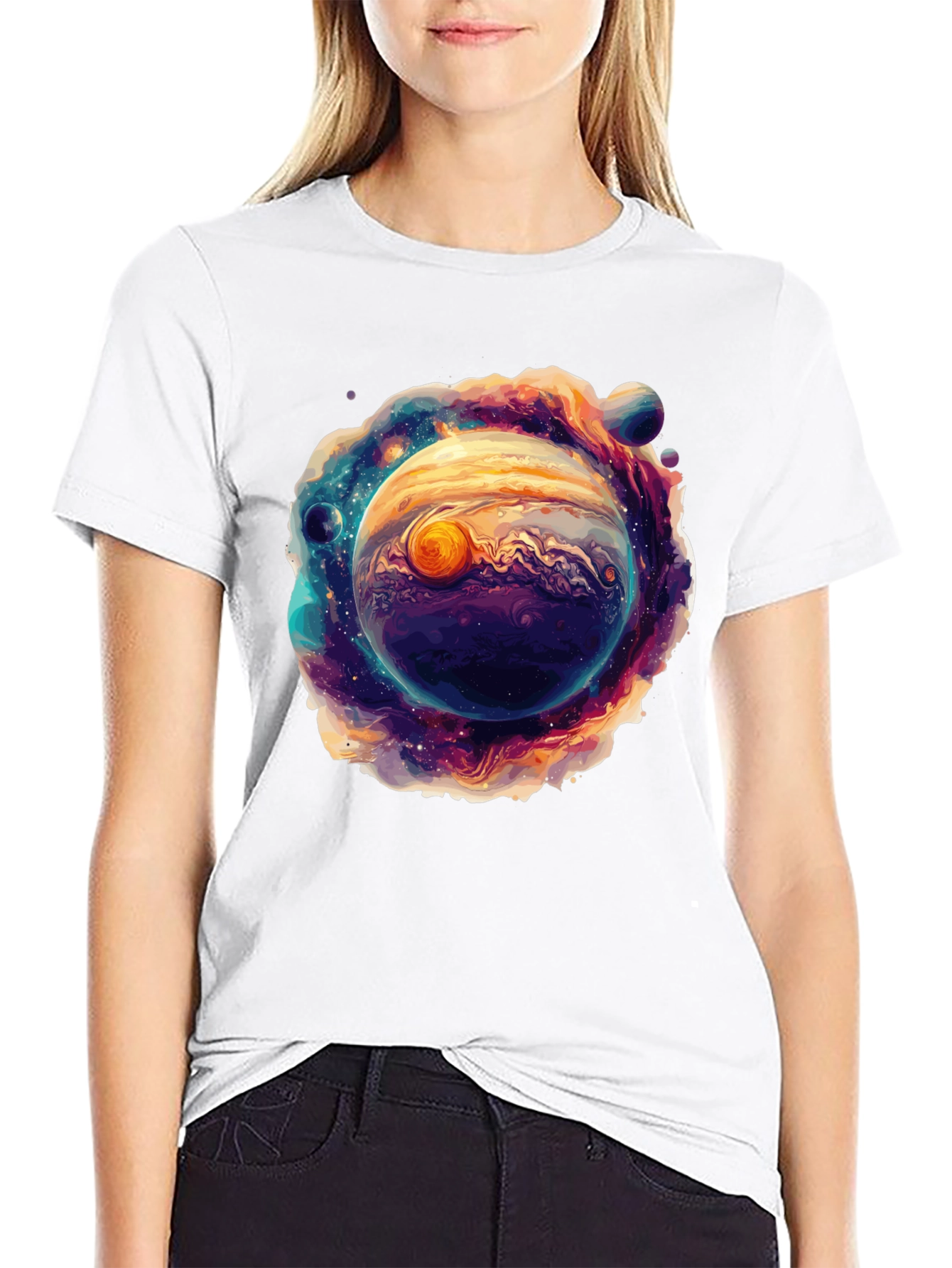 Jupiter Galaxy Graphic T-Shirt
