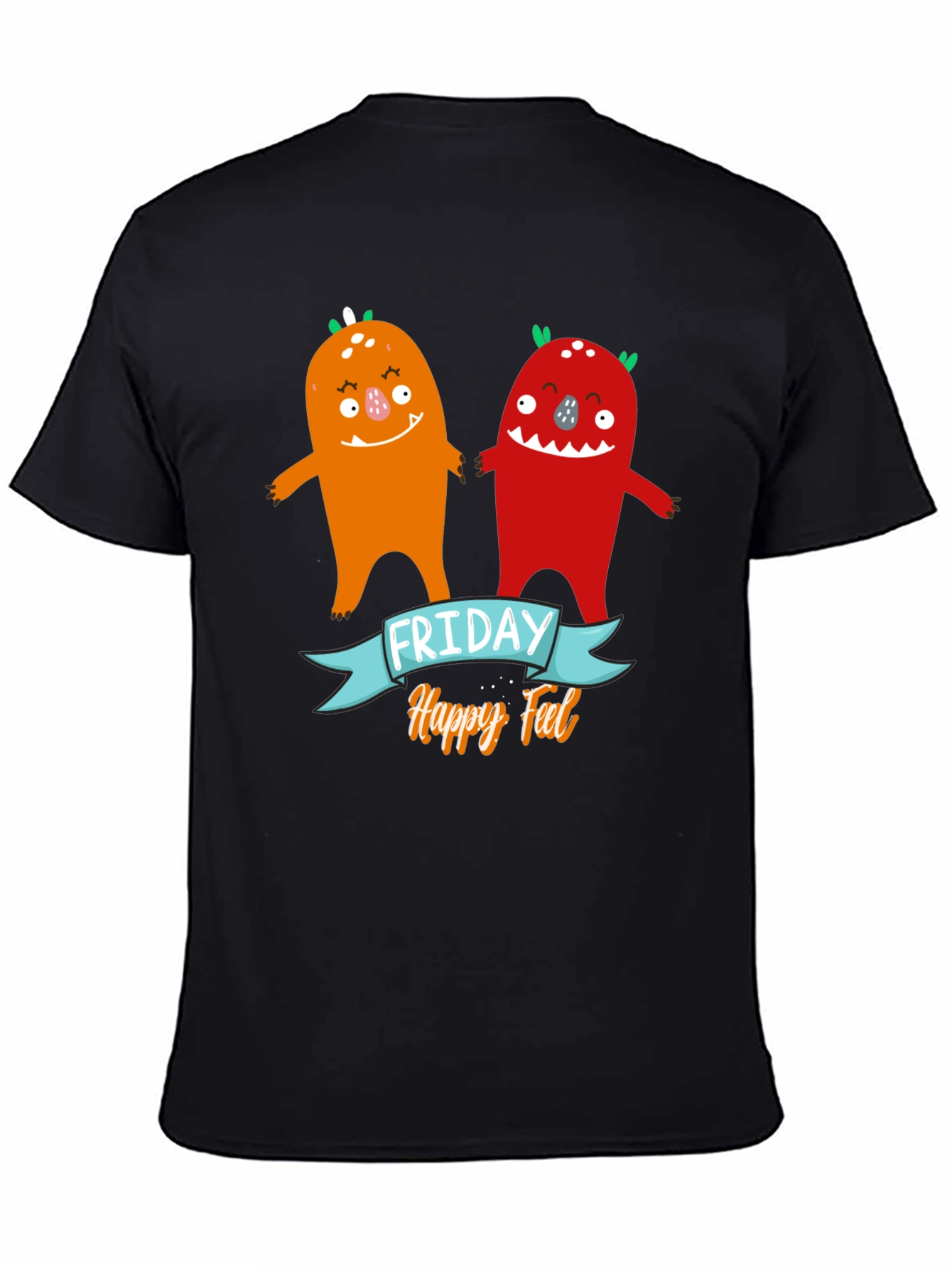 Friday Happy Feel Monster Graphic Tee