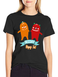 Friday Happy Feel Monster Graphic Tee