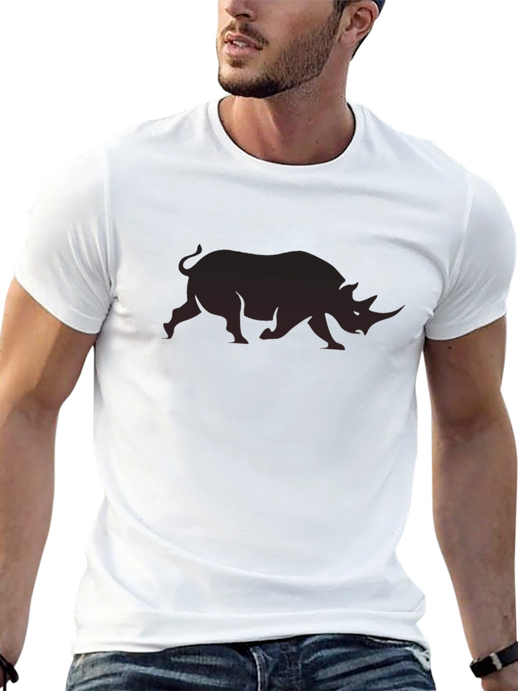 Rhino Graphic Tee - Stylish Comfort