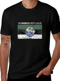 Mombasa Republic Flag Graphic Black T-Shirt
